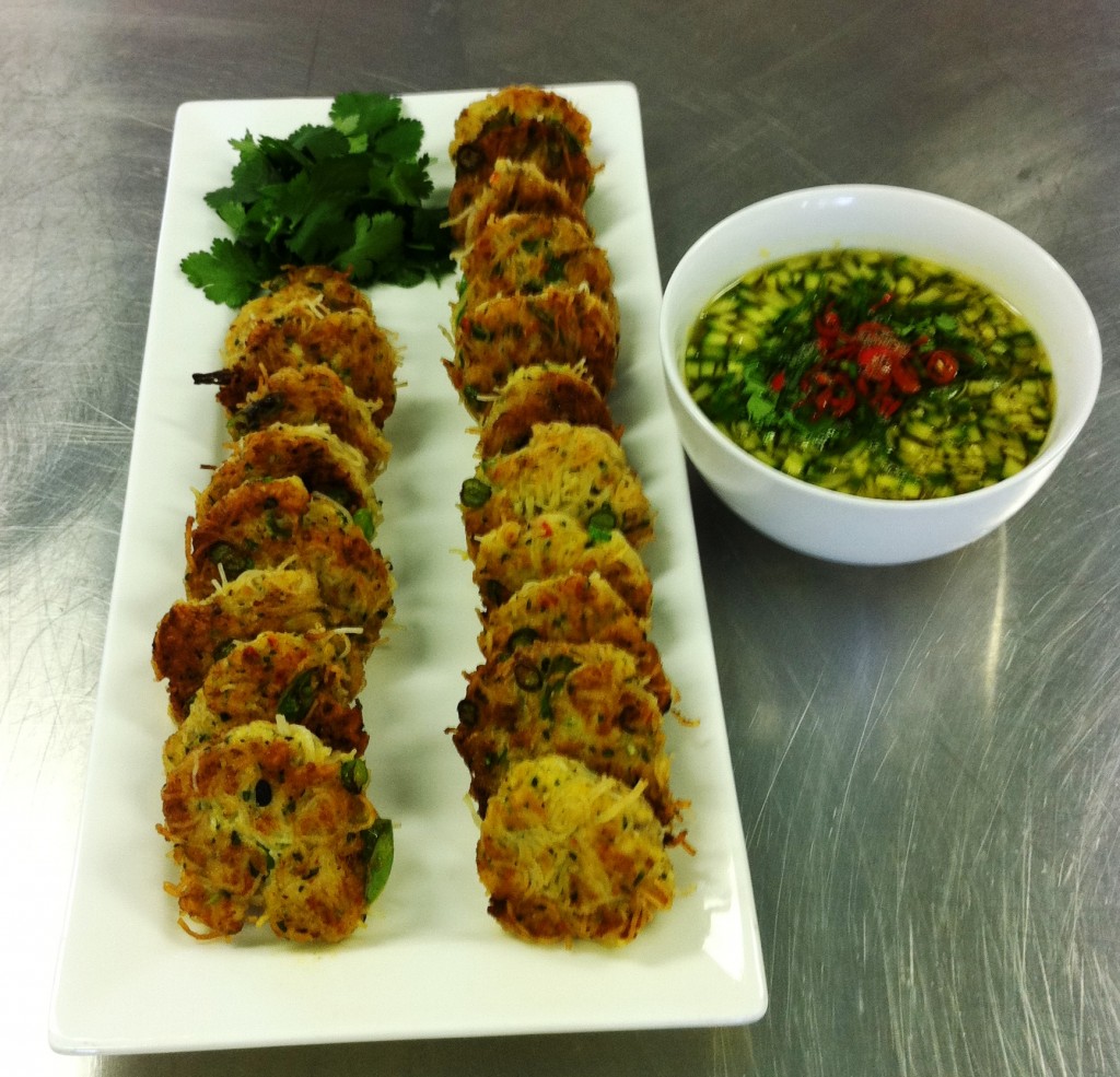 Spicy Thai Fish Cakes with Sweet & Sour Chilli Dipping Sauce | DemeterG.com